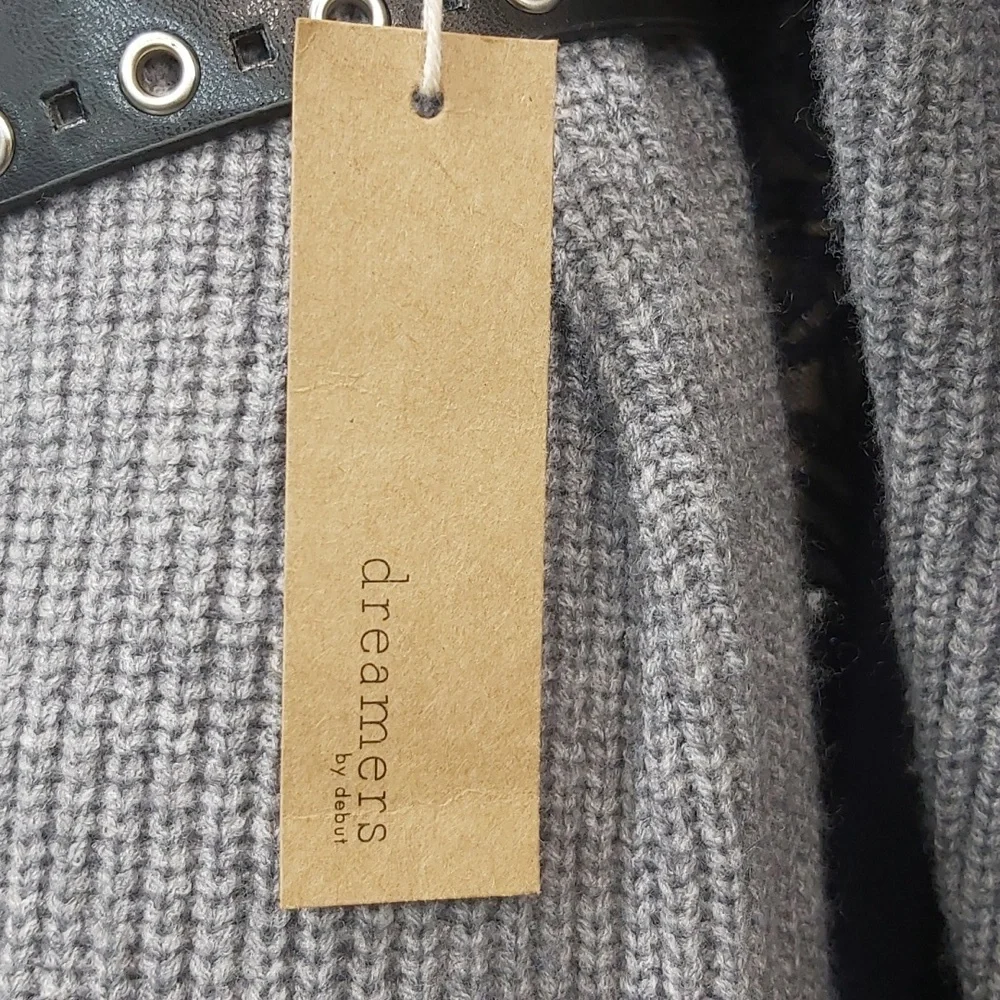 Dreamers by Debut Gray Knit Dress - Picture 10 of 10